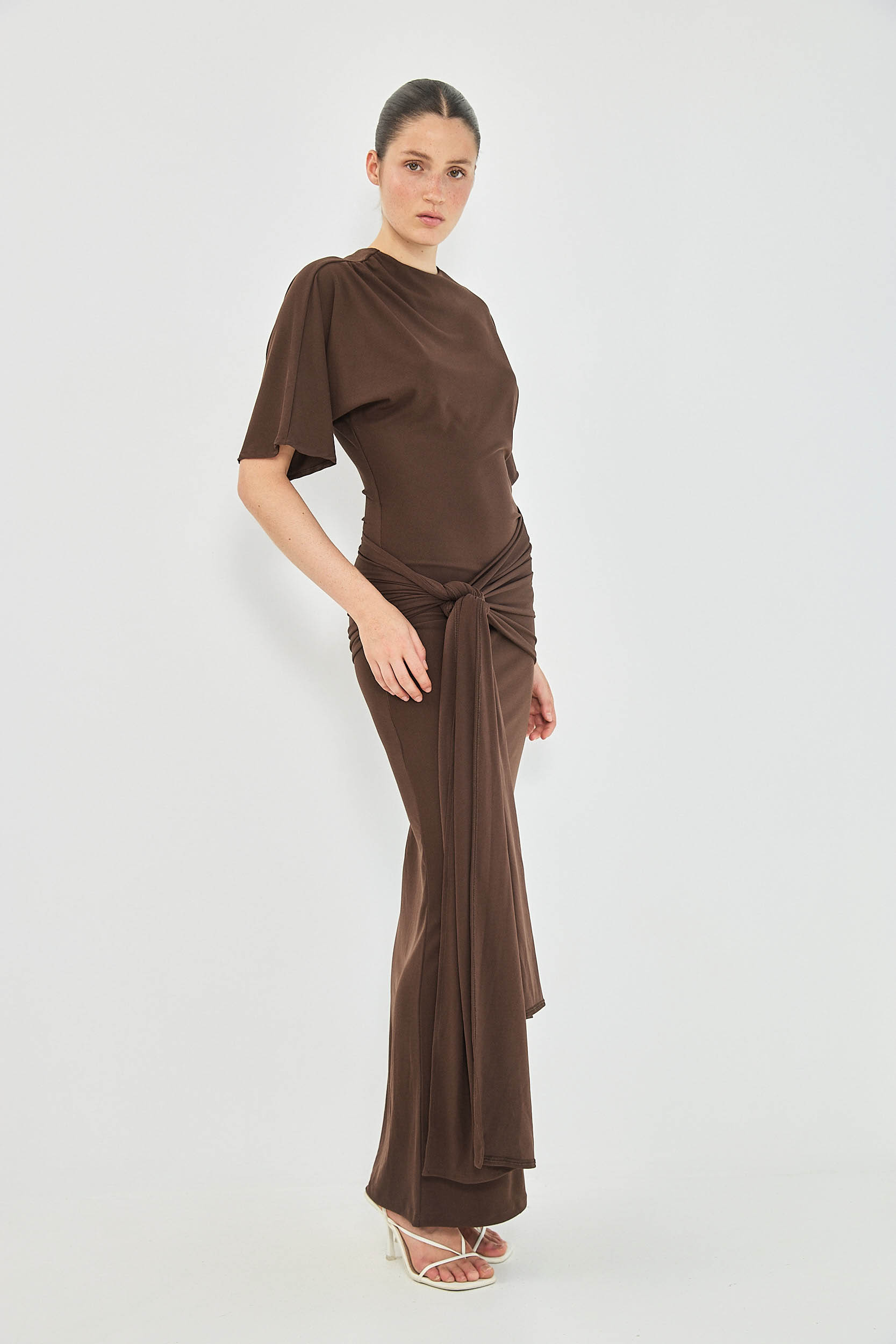 MARS DRESS - BROWN
