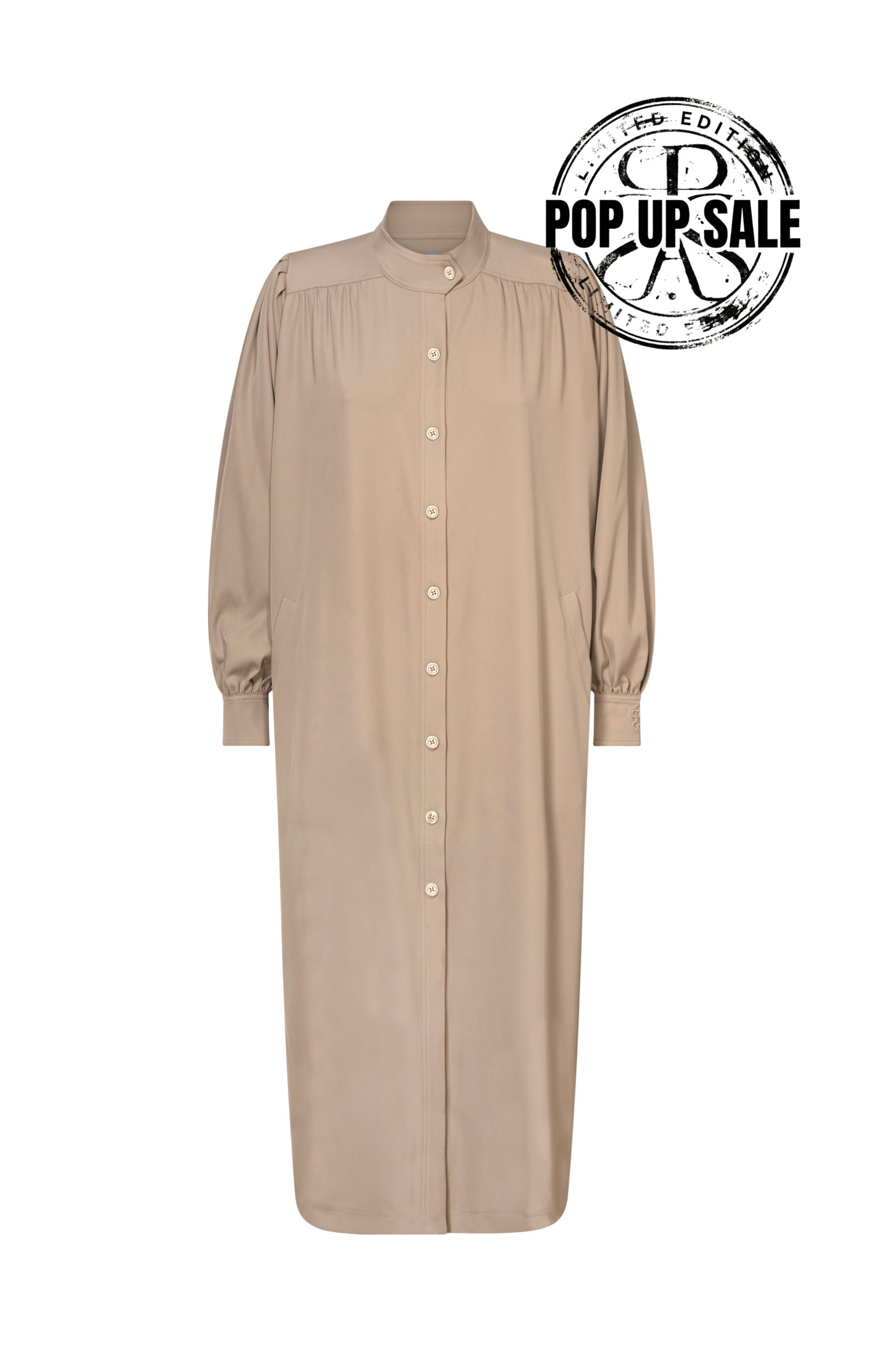 OLIVIA JACKET DRESS - BEIGE