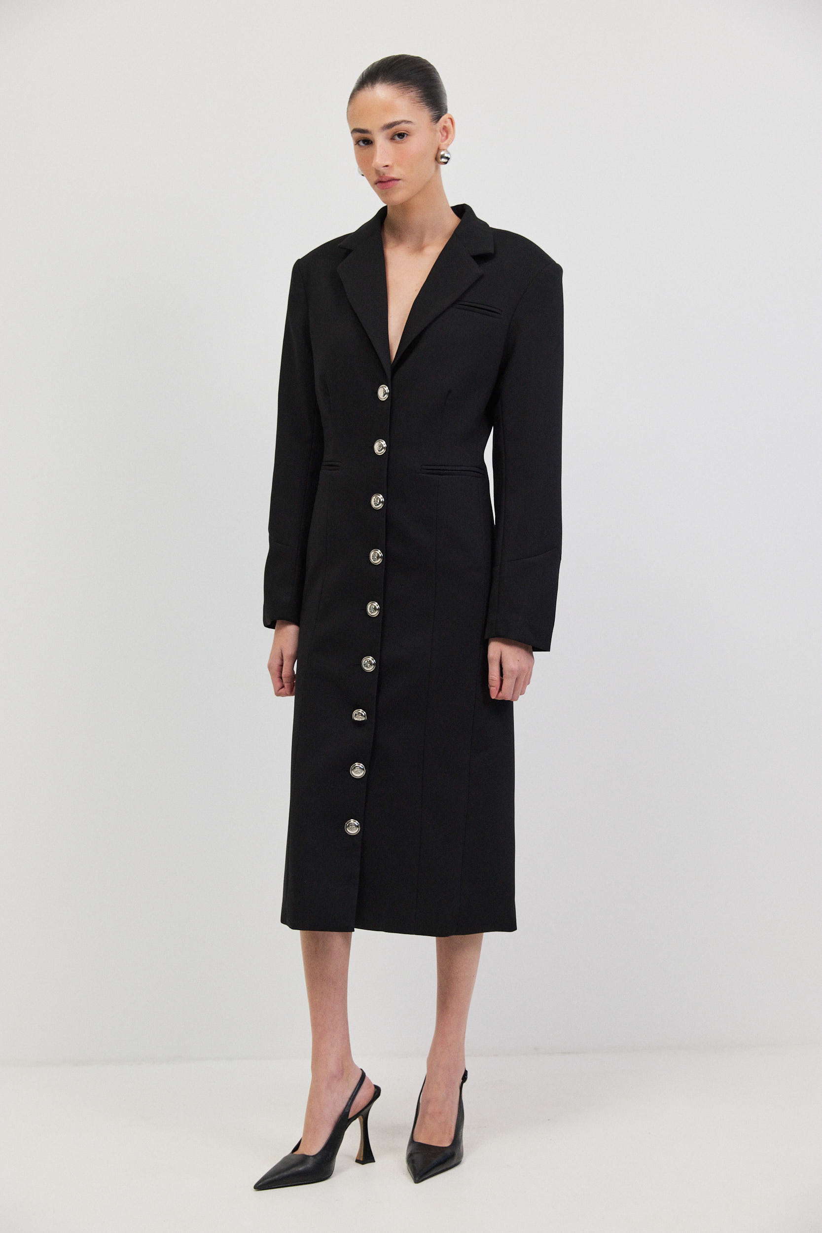 MARGARET LONG DRESS - BLACK