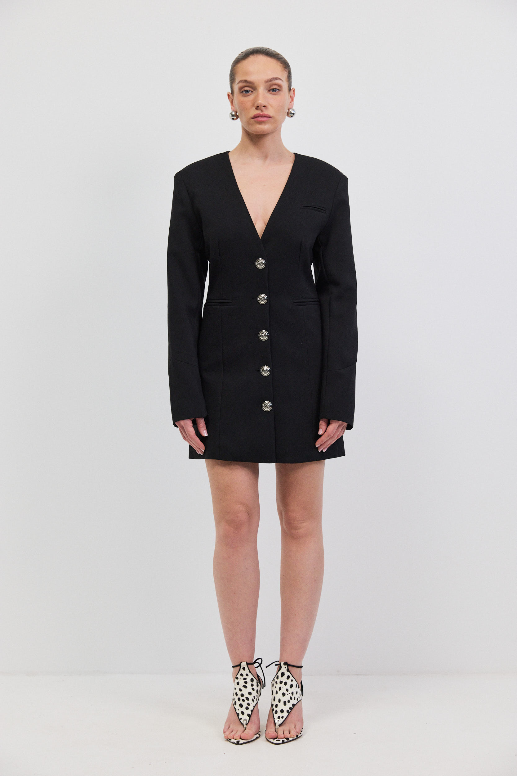 GOLDA SHOTRT DRESS - BLACK